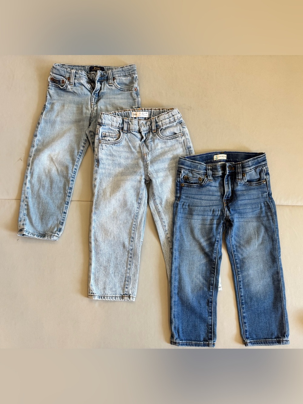 Toddler Boys Denim Jeans Bundle (3T-4T)